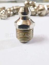 Grease Nipple Head M6m8m10m12m14 1/8 Zerk Grease Nozzle Iron Nickel Plated Excavator Forklift Oil No