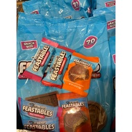 Date 07/26 Mr Beast FEASTABLES chocolate pack of 70 best bars in the world mixed with 3 flavors