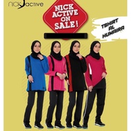[Ready stock] T Shirt Long Sleeve Al Humaira ready made by Nick Active