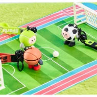 PVC basketball soccer tennis volleyball keychain