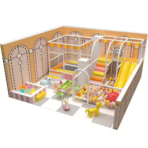 Indoor Playground Colorful Soft Play Structure Safe Fun Playground