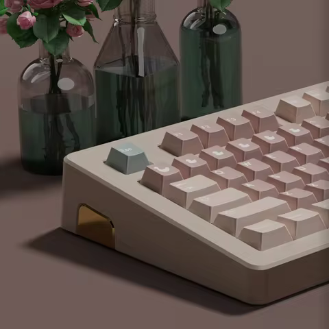 PBT Keycap Heart Water Duck Cherry Profile DYE Subbed Original Design ISO Enter For GH60 GK61 GK64 6