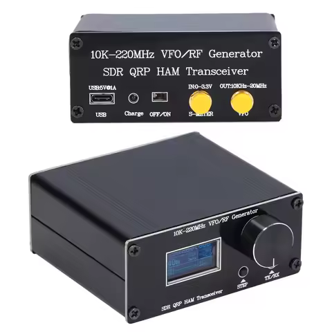 QRP HF Transceiver HAM Variable Frequency Oscillator VFO RF Generator 10K‑220MHz Transceiver Variabl