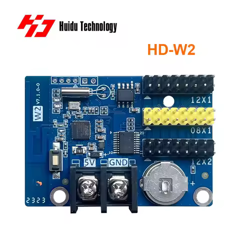 Huidu Single Dual Color LED WiFi Control Card HD W2 W3A W4A for Door Lintel Screen Store Screen