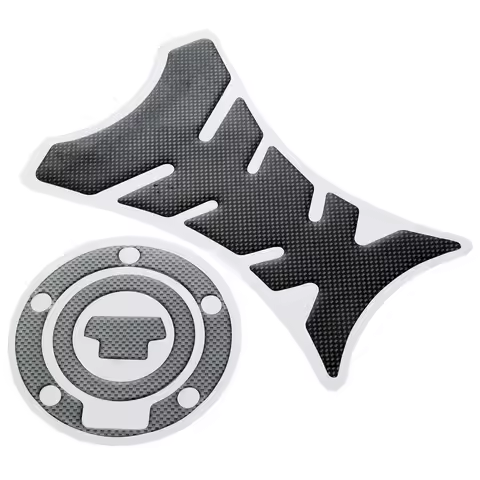 2Pcs/set Motorcycle Decoration Decals Fuel Tank Pad Sticker Gas Cap Pad Cover Stickers For Yamaha YZ