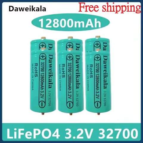 New lifepo4 32700 12800mAh 3.2V lifepo4 Rechargeable Battery Professional Lithium Iron Phosphate Pow