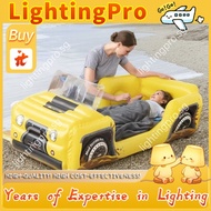 Bestway Inflatable Car Mattress Kids Inflatable Air Bed Mattress Cartoon flocking toddler preschool 