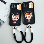 HP New Lanyard Embroidery Texture For Case Infinix Hot 50I 40I Hot 50 Pro Plus Smart 9 8 Rs4 Note 40