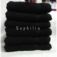 El lis Black Bath Towel 70x140 super Absorbent combed cotton 420gsm