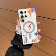 For Samsung S25 Ultra S24 S23 FE S22 S21 Snoopy Phone Case For Samsung A55 A56 A16 A17 A15 A14 A06 A