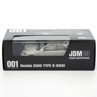 JDM64 Hobby Japan Honda CIVIC TYPE R (EK9) CHAMPIONSHIP WHITE Diecast Car