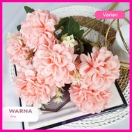 PomPom Flowers X7 Artificial/s Fake Flowers Bouquet Flowers Decorative Flowers [KN-386]