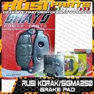 ▤ ◮ ♞,♘,♙Korak/Sigma250 Brake Pad for Rusi Motorcycle Parts