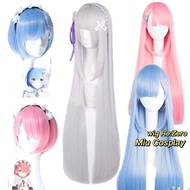 [Available] Emilia/Ram/Rem cosplay Wig/Wig - Re: Zero (ver kid and maid) pink [Miu Cosplay]