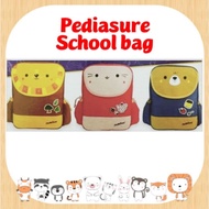 Pediasure Backpack/ School Bag (Brown/ Pink/ Blue)