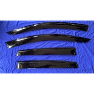 CRV 2013 - 2016 Door Visor With Chrome Lining Design (Black) Injection Thick