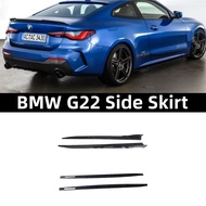 BMW 4 Series G22 Side Skirt Lip 420i 430i 440i Gloss Black Car Accessories Bodykit