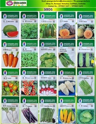 Known You Seeds Vegetables (Okra,Chinese Chives,Cauliflower,Carrot,Chinese Celery,Water Convolvulus)