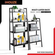 [✅SG Ready Stock] 3/4/5 Tier Organizer Shelf Shelves Rack Trapezoid Storage Rack Flower Stand Book Shelf Plant Rack