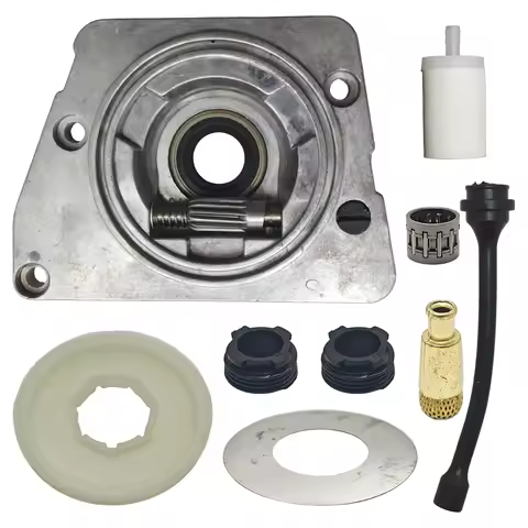Oil Pump Oiler Worm Gear Kit For Husqvarna 61 66 266 XP 268 272 272XP Chainsaw 501 51 25-01, 501 51
