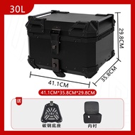 AYAY กระเป๋าท้ายมอเตอร์ไซค์แบบสีดำและสีขาว อุปกรณ์เสริมสำหรับรถจักรยานยนต์ไฟฟ้าที่ใช้ได้กับรถยนต์ทุก