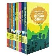 The Greatest Works of George Orwell 9 Books Set (Homage to Catalonia, Burmese Days, 1984, Animal Far