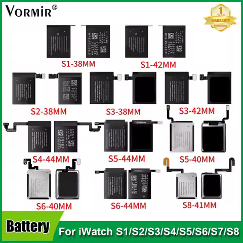 2pcs Top Quality Watch Battery Replacement For Apple Watch Series S1 2 3 4 5 6 7 8 Bateria GPS/LTE 3