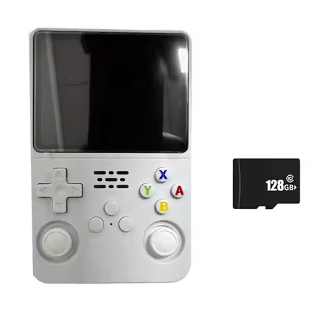 A77P-R36S Retro Handheld Game Console Dual 3D Joystick 3.5" IPS Display 3200Mah Battery Screen Porta
