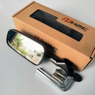 [Hàng Xịn H2C] Kính Chiếu Hậu H2C Kính Vuông Nhôm Màu Đen Xi Mặt Kính Trắng Chân ngắn rời gắn được t