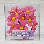 [osheba] gumpaste flower bk BB-032 fuchsia color