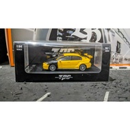 HONDA Diecast TPC Civic Type R FD2 Yellow Cap Carbon Seal