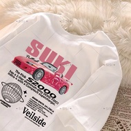 【220G 100%Cotton】SISI F1 FERRARI T-SHIRT F40 ML RACING CAR T-SHIRT COMBED PREMIUM FOR WOMEN