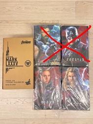 放售：  HOT TOYS Marvel，全新，狀況如圖。 Ironman MK85 (BD), Thor雷神 Infinity War, 美國隊長 End Game, 黑寡婦 End Game,  