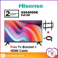 Hisense 43'' Full HD Smart TV A4000K Series 43A4000K Television (FREE HDMI CABLE AND TV BRACKET)
