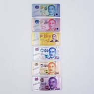Singapore dollar icon magnet refrigerator sticker, contents 6 pcs.