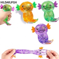 HILDARJFGH Squishy Stress Glitter, Glitter Sugar Filled Axolotl Squishy Toys,  Cute Shape Soothing T