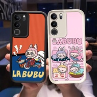 Q-33 LABUBU Black white Case for VIVO IQOO Z9 Y200 U5X T3 Y300 Y19S Pro Lite 5G