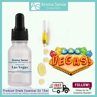 Aroma Sense 15ml Las Vegas Scent | Pure Therapeutic Grade Essential Oil (Bottle with glass eye dropp