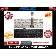 Asus K55 K55VD 0KN0-M21US23 9J.N2J82.S01 0KNB0-6125US00 9J.N2J82.R01 NSK-UGR01 Series Laptop Keyboar