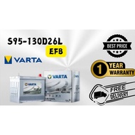 (Installation Included)Car Battery Bateri Kereta VARTA S95/130D26L  NISSAN SERENA /TOYOTA Vellfire, 