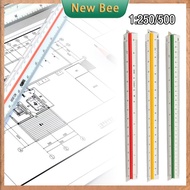 3 Sides Triangular Scale Ruler 30cm Metric Triangular Scale Ruler