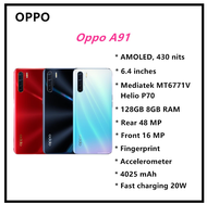 Oppo A91 8GB Ram + 256GB Rom 6.4 inch 48MP Quad Camera LTE (New) With 1 Year Warranty Original SmartPhones