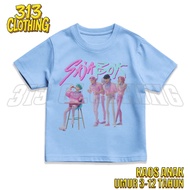 Kaos Anak Saja Boys Kpop Demon Hunters Soda / Atasan Baju Anak Kpop Demon Hunters Baby Saja Soda Pop