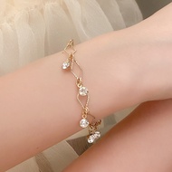 Y&X Hollow Diamond Bracelet Diamond Tassel Bracelet Girls Fashion Bracelet