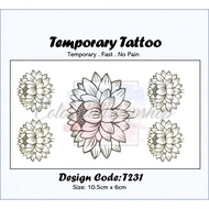 #T231 Flower Temporary Tattoo [DaaTwo]