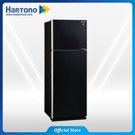 Sharp Kulkas 2 Pintu Besar Big 2 Door Refrigerator Sjig571Pgbk