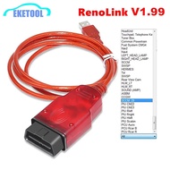 Renolink V1.99 V1.98 Add Function V1.87 for Renault ECU Programmer Resetting Key Coding UCH Match Dashboard Coding