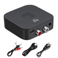 5.0 Bluetooth Audio Receiver Adapter,NFC Wireless Bluetooth Extender,3.5mm AUX or RCA Input Speaker,