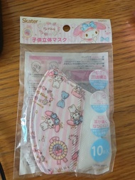 全新 日本Skater My Melody 兒童立體口罩