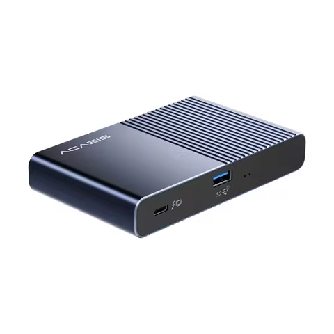 Acasis 5 in 1 Thunderbolt 4 Hub USB-C Docking Station 8K 60HZ Video Output PD 60W for Host 40Gbps Da
